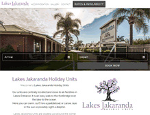 Tablet Screenshot of lakesjakaranda.com